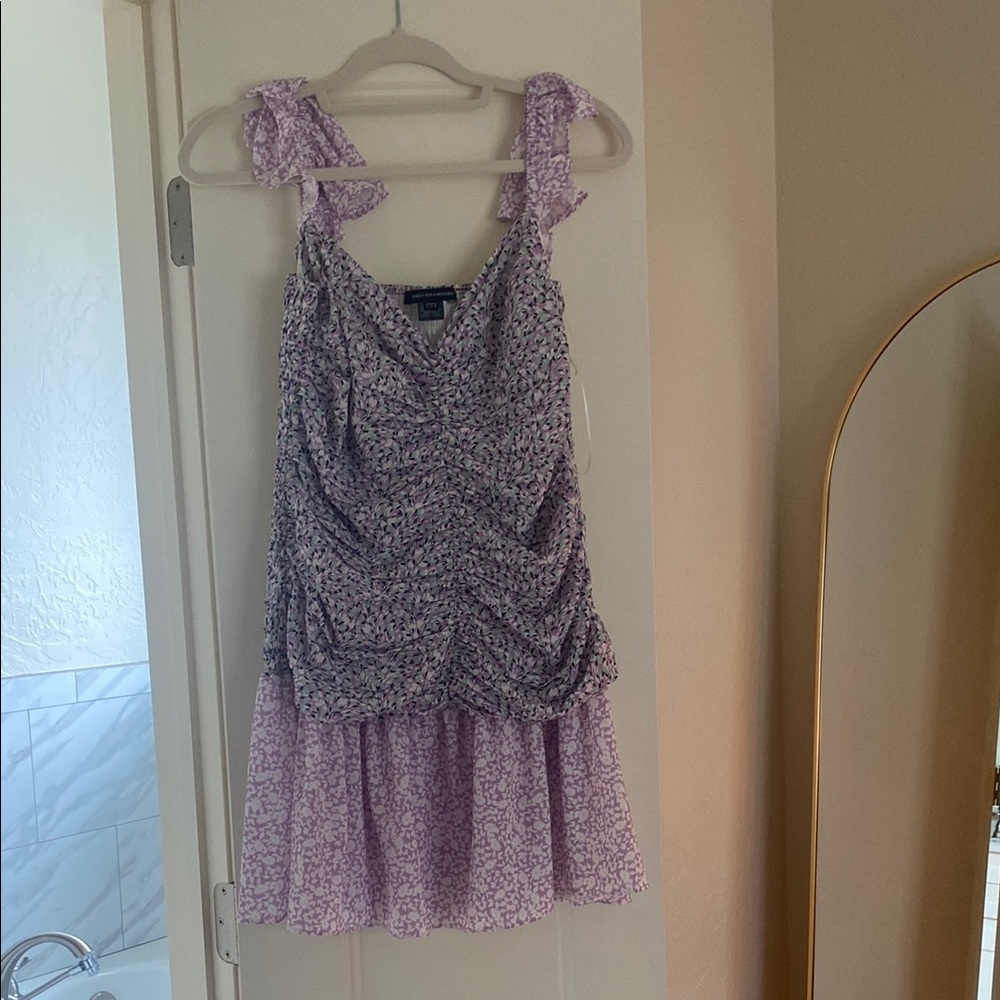 Floral Purple French Connection Dress